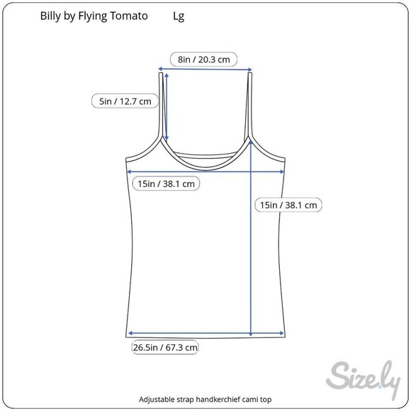 Billy By Flying Tomato Women's Scarf Print Cami Crop Top Adjustable Straps Color - Picture 7 of 7